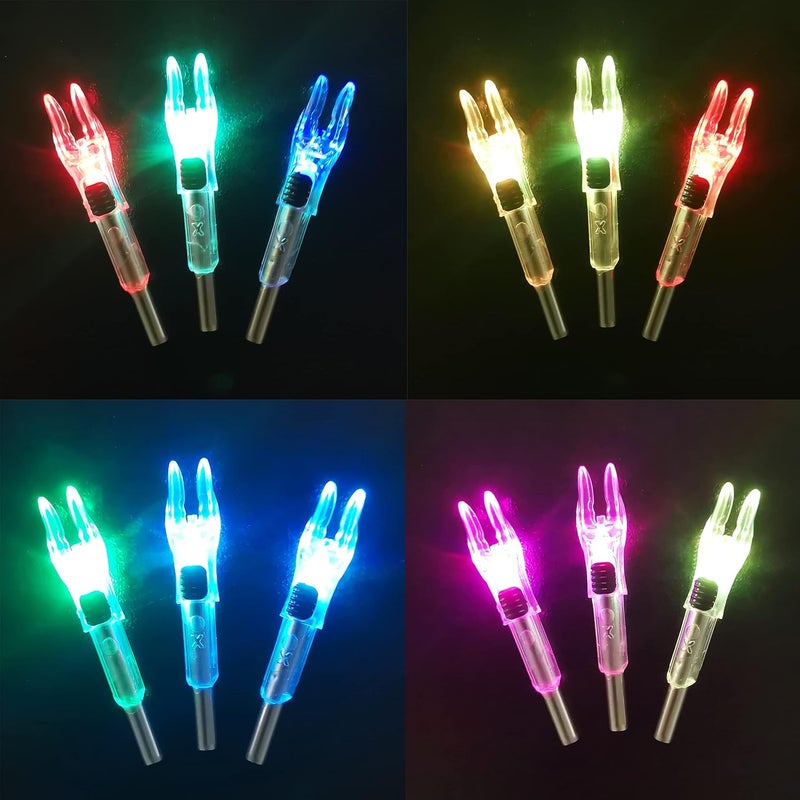 DEEPOWER Store X Lighted Nocks for Arrows .204”/.233”/.244”/.246” with ON/Off Switch with H, S, GT Bushings - Image 4
